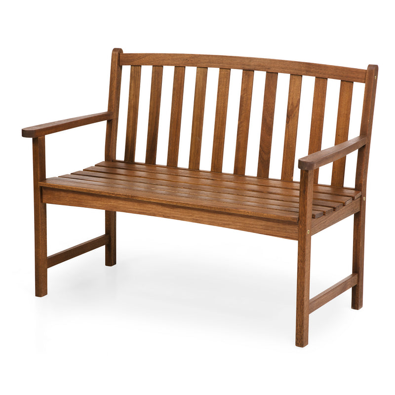 Eucalyptus Wood Bench, Lancaster Outdoor Furniture Collection - Natural,8f00274