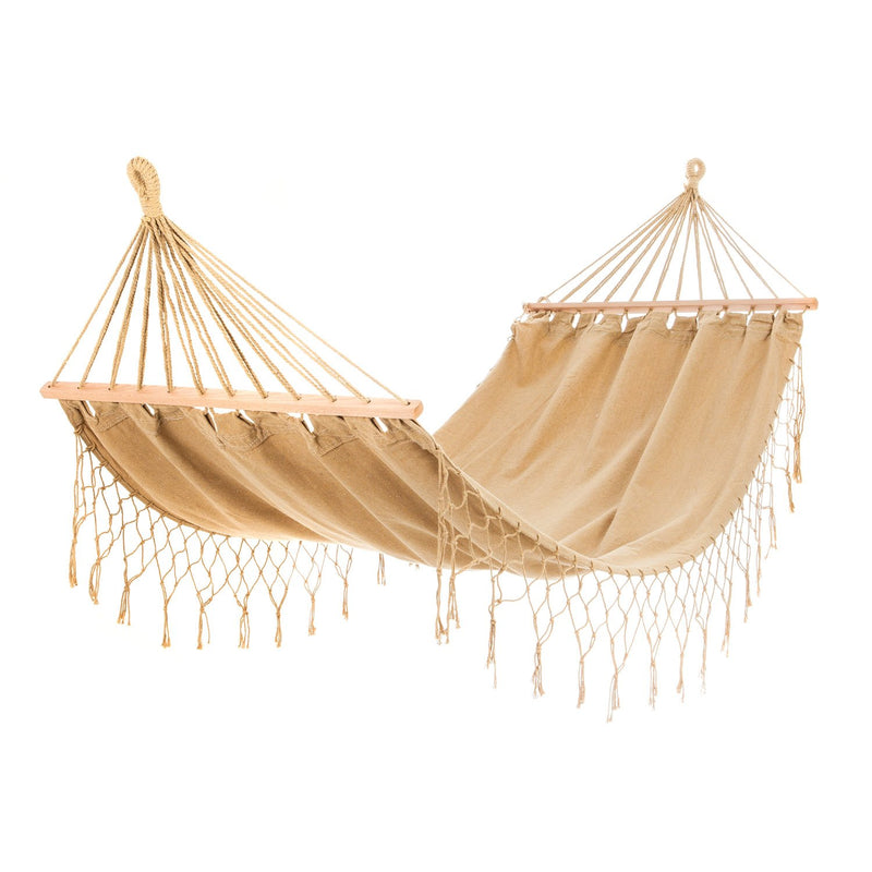 Dark Beige Hammock with Tassel,8f00486