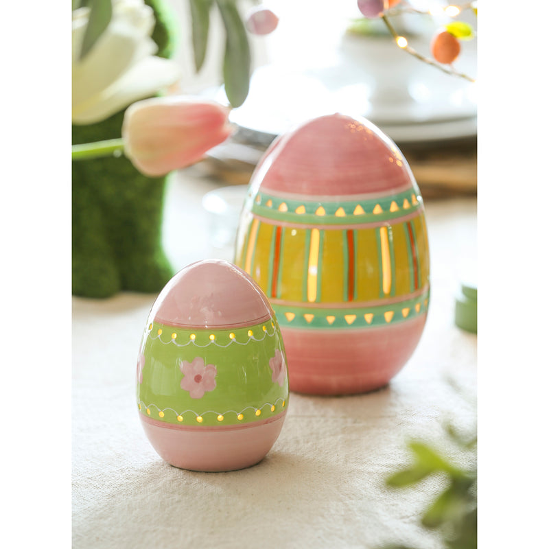 LED Easter Egg Table Décor, Set of 2,8led561