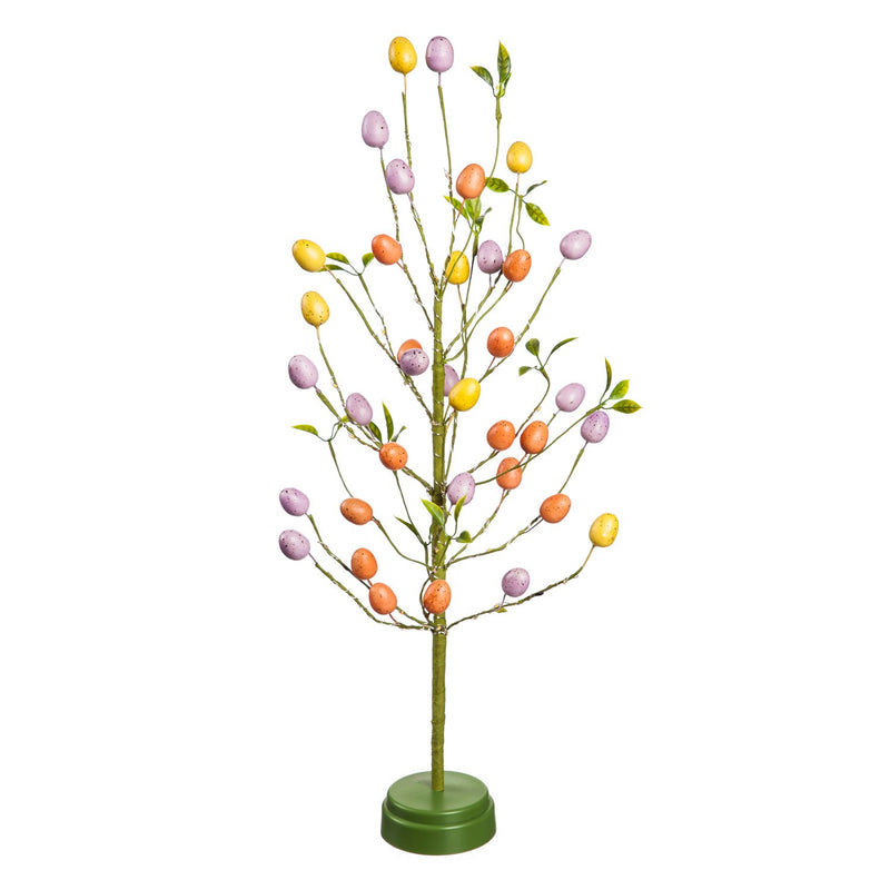 24'' LED Easter Egg Tree with 40 LED Lights, 12'' x 12'' x 24'' inches
