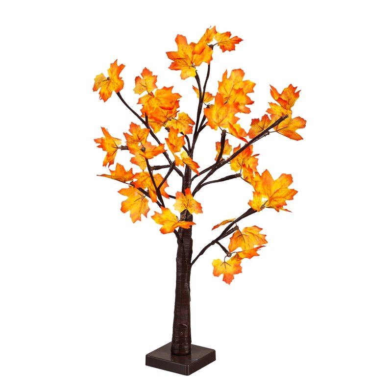24" LED Maple Tree with 24 Lights Table Décor