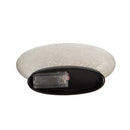 Glass Hand Painted Snowman and Cardinal LED Disc,8led7186b