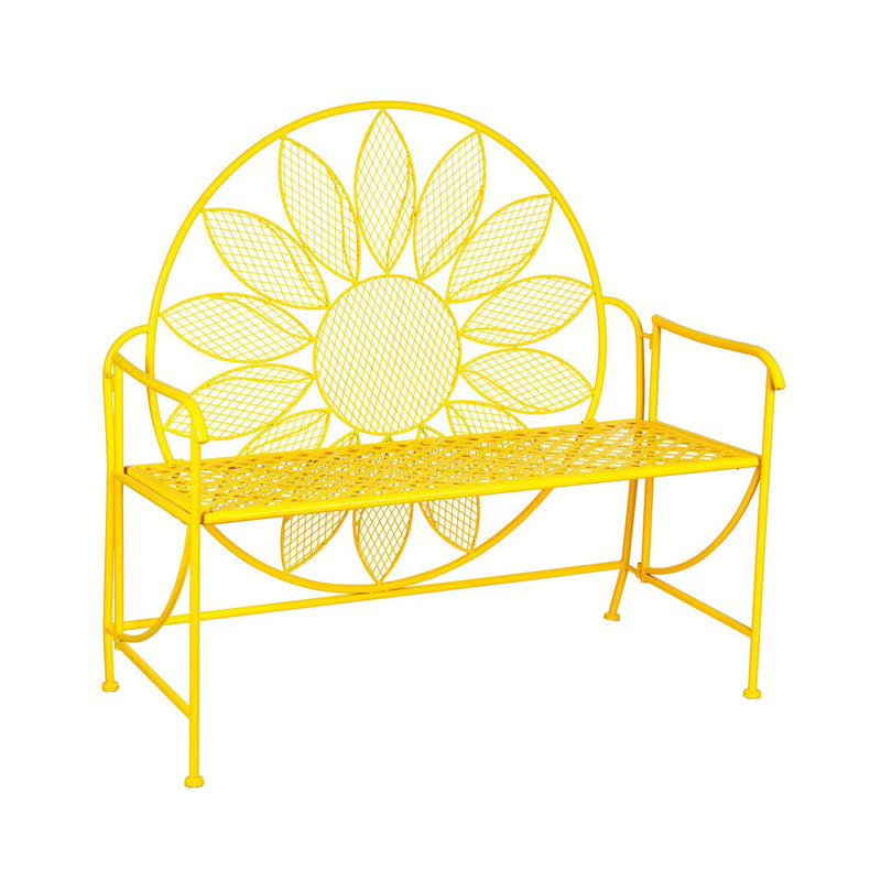 Sunflower Metal Garden Bench,8mb137