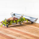 Galvanized Rectangular Elevated Planter, Set of 2,8pmtl057a