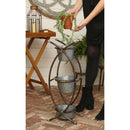 Metal 3 Pot Planter with Stand,8pmtl186