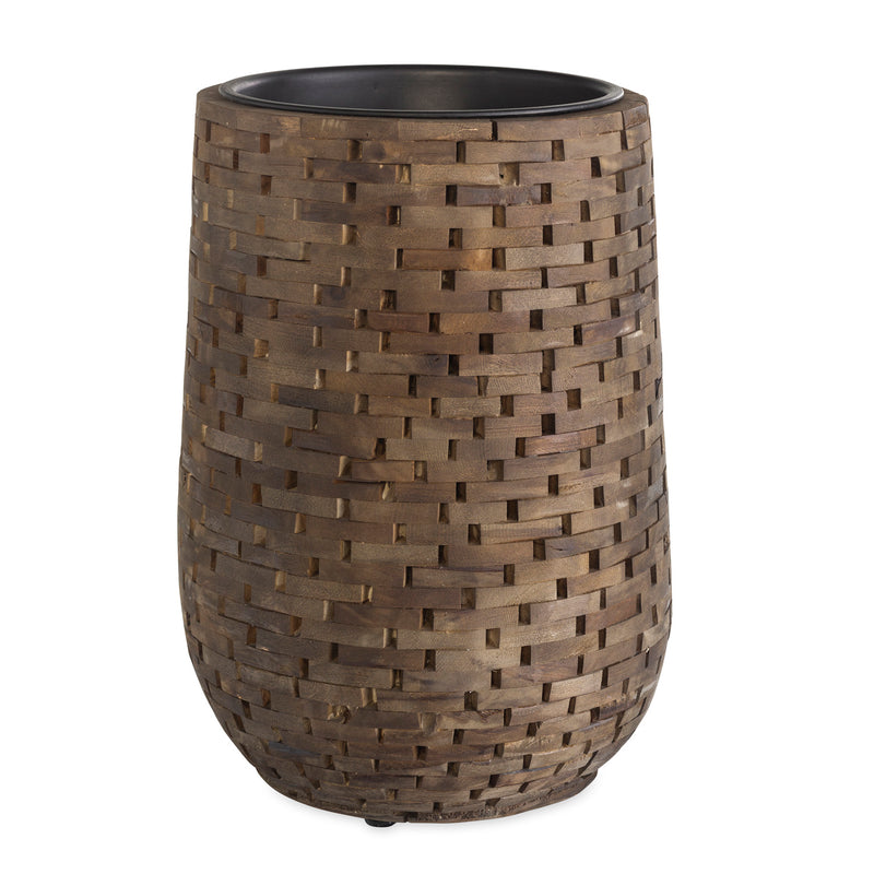 Recycled Acacia Woods Planter Large,8pmtl192