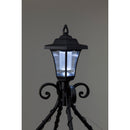 Antiqued Wrought Iron Plant Stand with Solar Light,8pmtl225