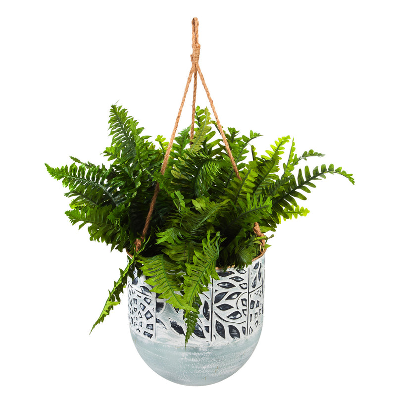 Painted Metal Hanging Planters Set of 3,8pmtl5213