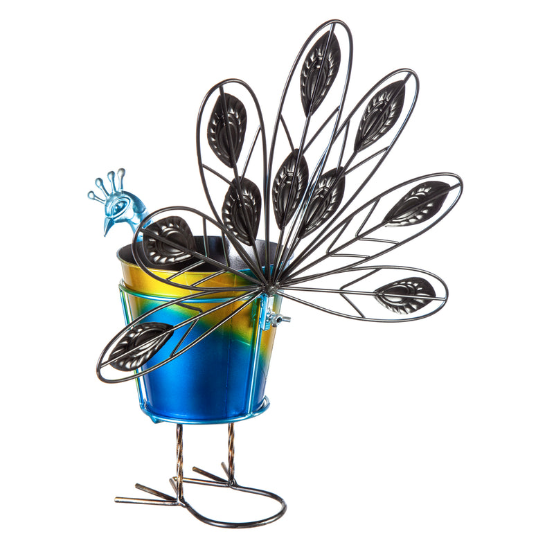 Metallic Peacock Pot Holder,8pmtl5245