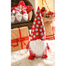 31" Fabric Gnome Decor with Advent Calendar Hat,8taf013
