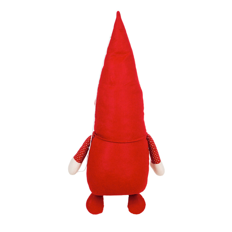 31" Fabric Gnome Décor with Advent Calendar Hat