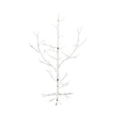 White Rustic Iron Ornament Tree Display, 24",8tam293