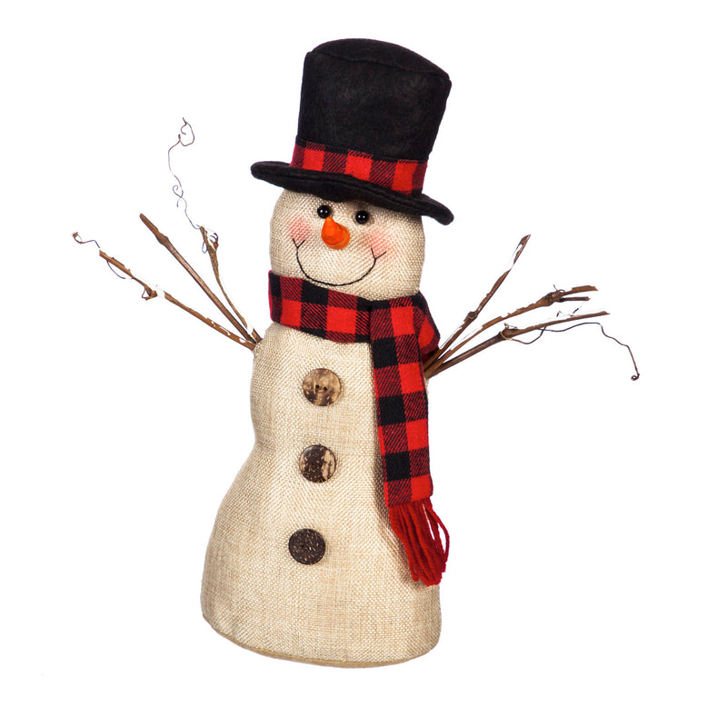 Fabric Snowman Tabletop Decor,8tan093