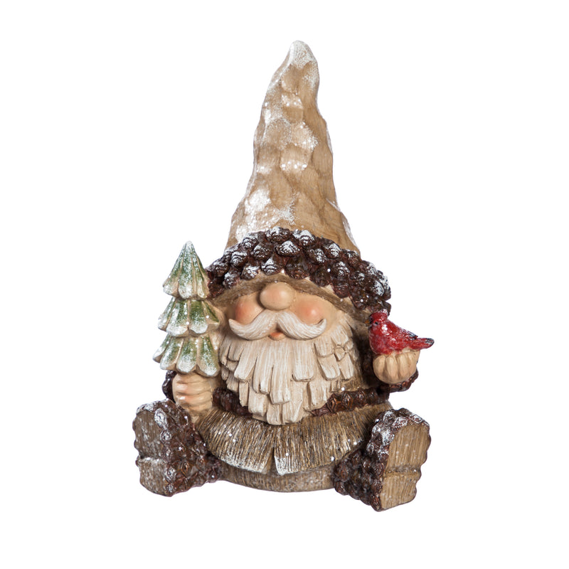 Resin Woodland Gnome Tabletop Décor, 2 Asst,8tar431