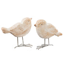 Resin Bird Table Decor, 2 Asst,8tar446