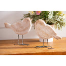 Resin Bird Table Decor, 2 Asst,8tar446