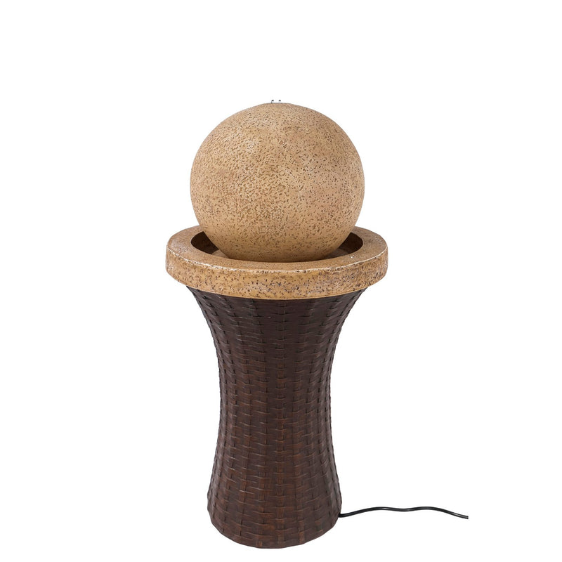 Outdoor Statement Fountain with Standing Base,8taw366