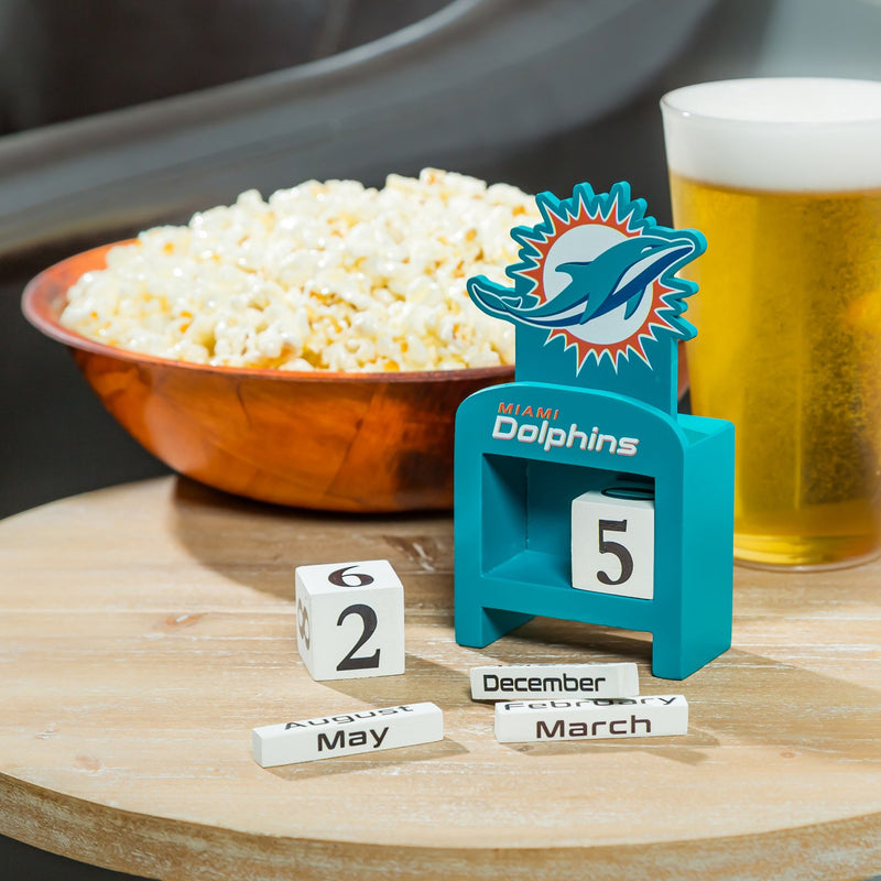 Miami Dolphins, Perpetual Calendar,8taw3816