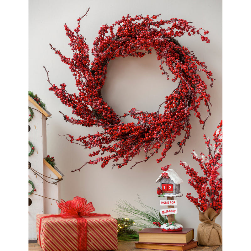 30" Red Berry Wreath