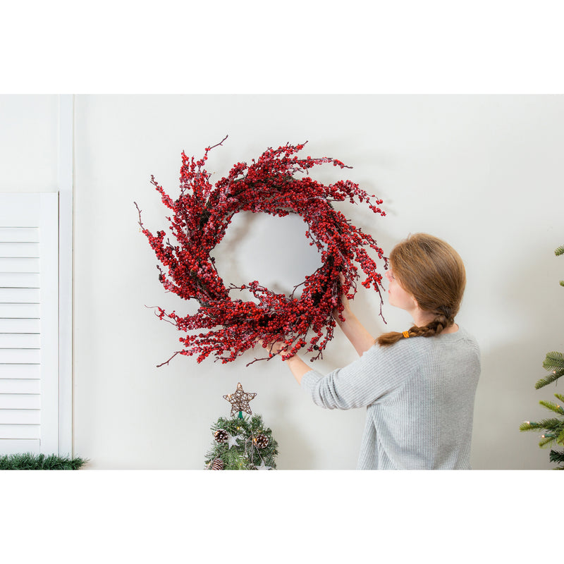 30" Red Berry Wreath