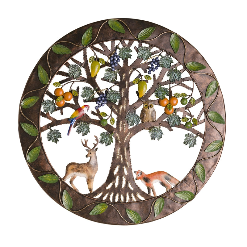 Eden Tree Metal Wall Art, 22.5"x22.5"x2"inches