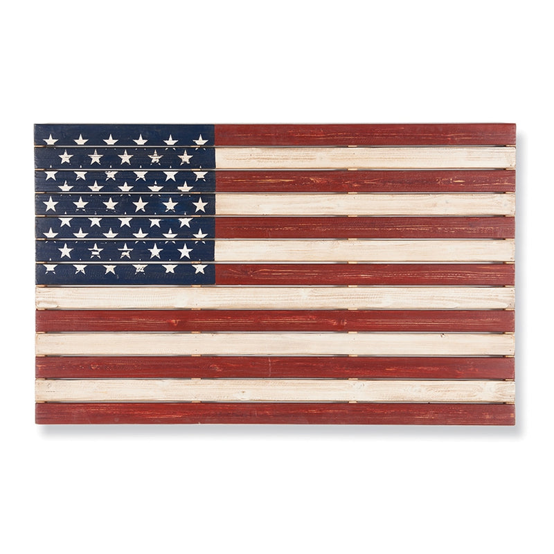 Napa Home Garden, STARS & STRIPES WOOD SLAT ART,na200