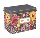 Recipe Tin w/ Recipe Cards and Ceramic Cup, Give Thanks Flowers,p18616617