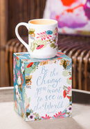 Plock Box & Ceramic Cup, Be the Change,p27136414a