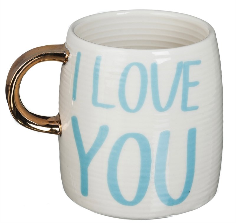 Box Sign & Ceramic Cup, Title Gift Set w/metallic accent, 12 OZ, I Love You Daughter,p27136863c