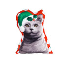 Holiday Cat Mini Pillows, including 3 styles, 4 of each Unit Price $4.5,p3917