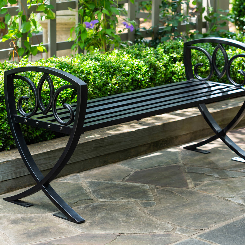 Garden Metal Shield Bench,pha248