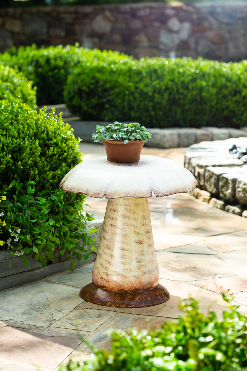 Handmade Metal Mushroom Side Table,pha290