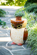 Handmade Metal Owl Side Table,pha324