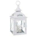 LED Metal Lantern, Winter Frost,pha348