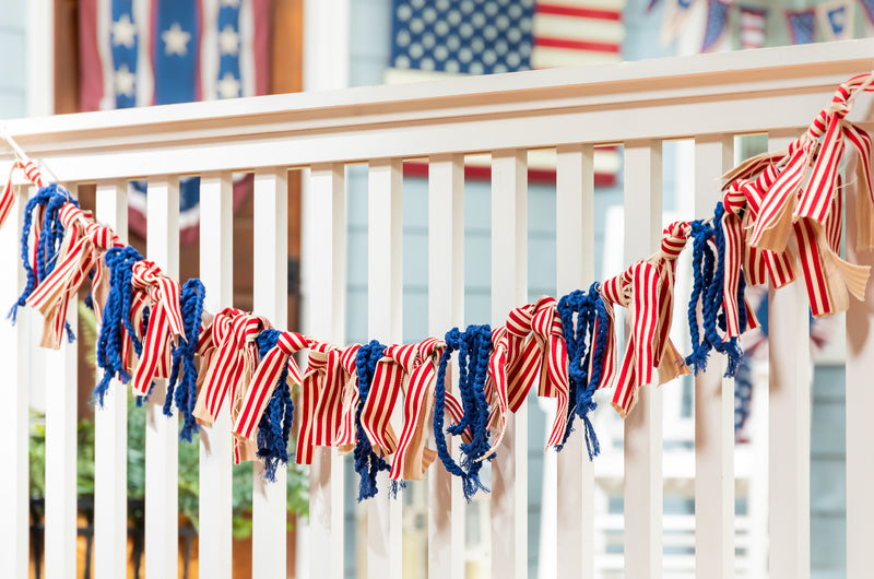 Evergreen Flag,Patriotic Fabric Pennant,70.87x11.81x0.2 Inches