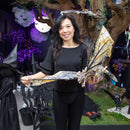 Animated Dragon with Lights and Sounds Hanging Decor,phb058