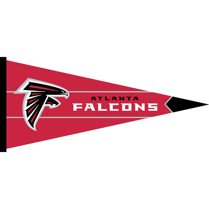 Gift Set for Sports Lovers Embossed Mat and Pennant Flag Set, Atlanta Falcons