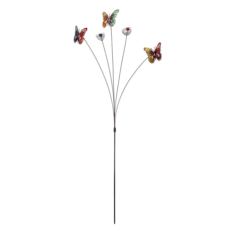 Evergreen SPRINGY STAKES, Butterfly, 3.5''x 26'' x 48'' inches