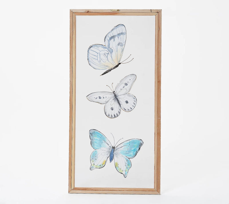 Evergreen PAINTED SCREEN BUTTERFLY, 0.99'' x 39.4'' x 19.7'' inches