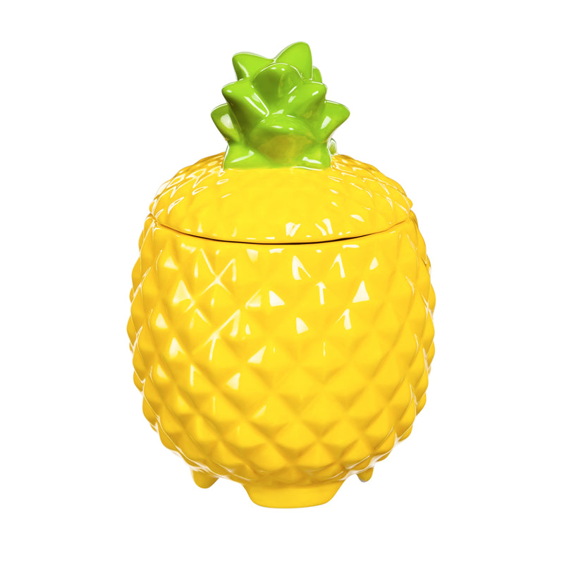 Refillable Ceramic Fruit Fly Trap, Pineapple,q56144