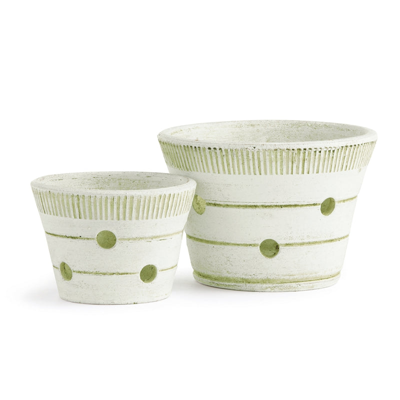 Napa Home Garden, WH FARHAM ORCHID POTS #2/#4 ,SET OF 2 WW,wh136ww