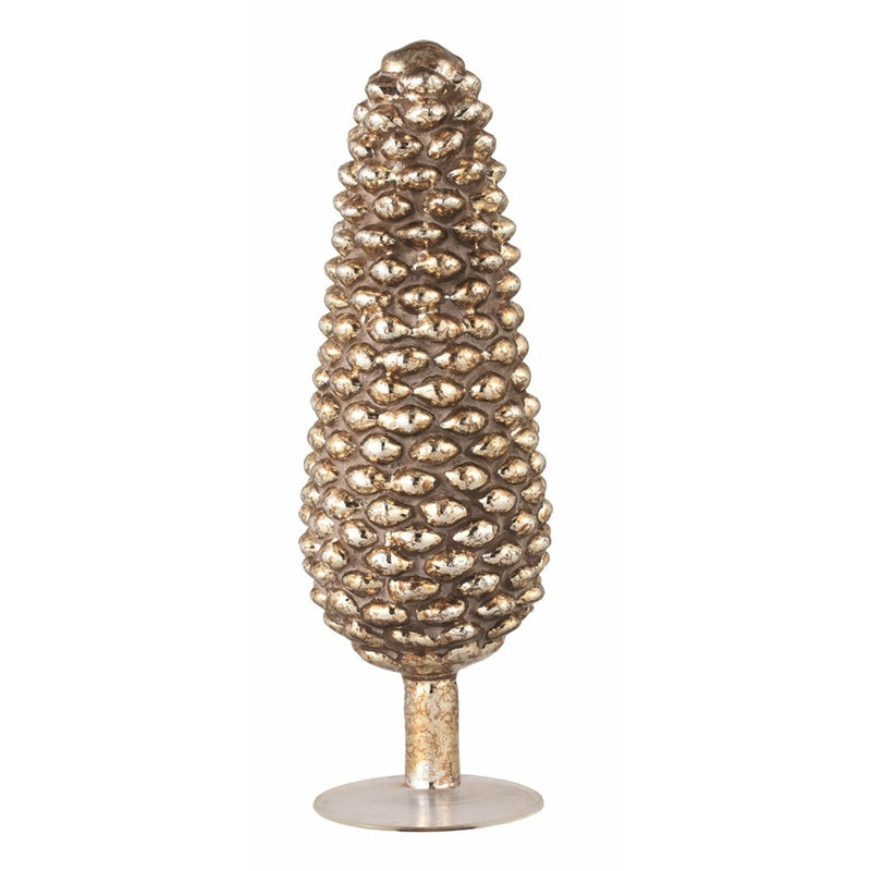 Napa Home Garden, PINE CONE GLASS FINIAL 13"H,z1216ap