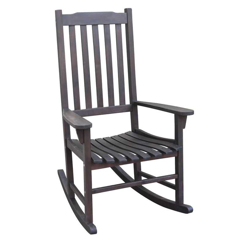 Rocking chair, Dark Brown, 28.15"x33"x45.3"