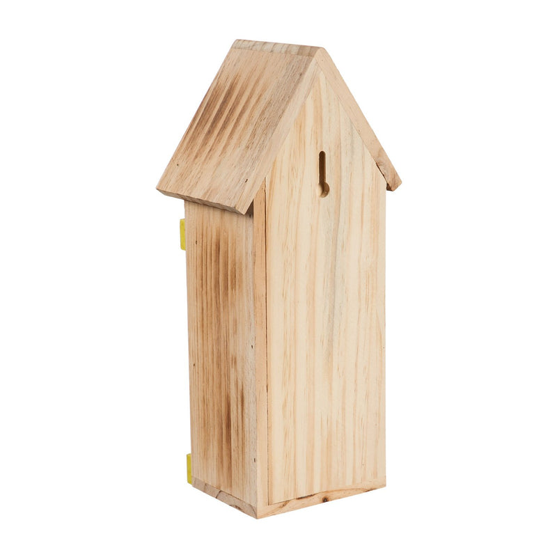 Evergreen Bird House,Nordic Bee & Butterfly House,4.5x6.5x14 Inches