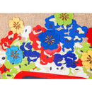 Burlap garden flag, Red Truck Flowers,zkl14b4757r