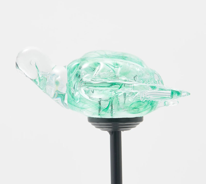 Solar art glass stake, Turtle, 3.94"x5.51"x20.47"inches